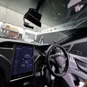 Tesla Model X Upgrade: Ambient Lighting & BlackVue Dashcam Installation